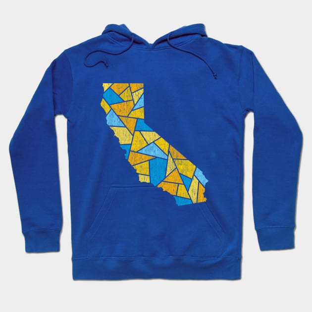 California Mosaic - Pacific Sunshine Hoodie by dSyndicate